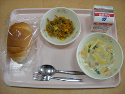 横浜市立駒林小学校の1食分の献立
